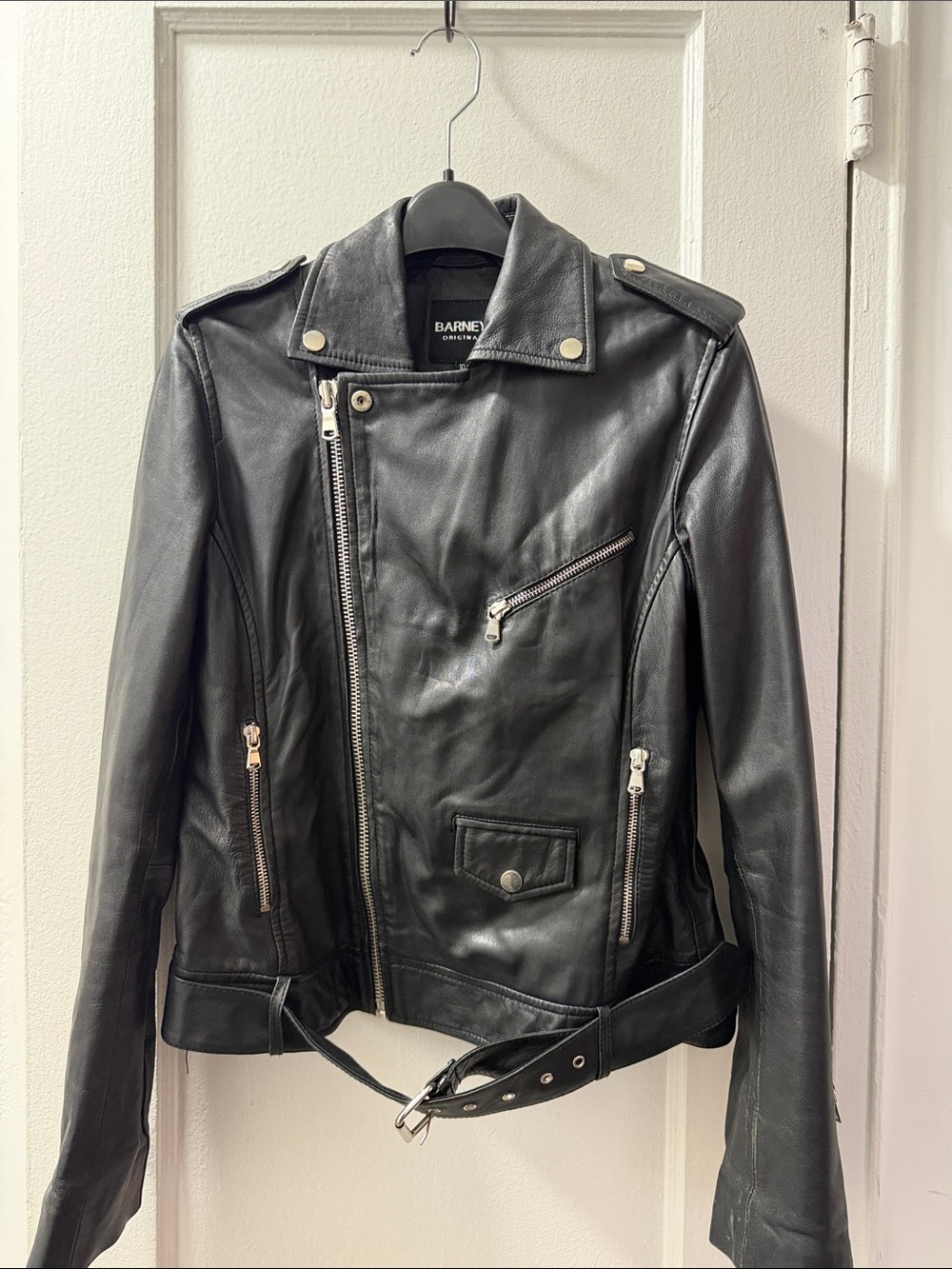 Barneys 100% Sheep Leather Jacket